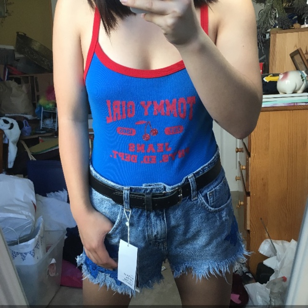 Tommy Hilfiger Girl Jeans Cherry Tank Top